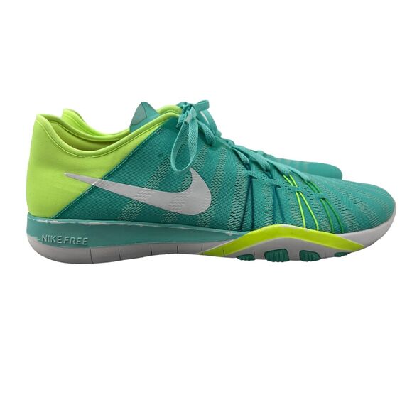 Nike Free TR 6 Running Shoes Women 11 Green Aqua Low Training Sneaker 833413-300 - Picture 1 of 11